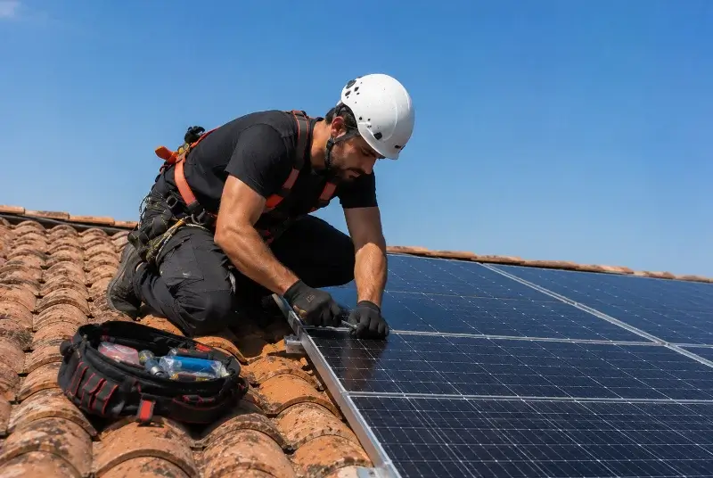 Maintenance et monitoring de panneaux solaires à Cordes-sur-Ciel